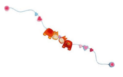 HABA Kinderwagenkette Pferdchen