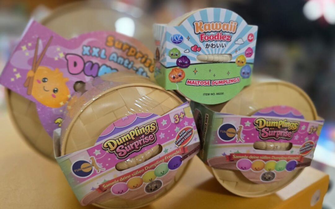 Squishy Dumplings in der Bambus-Dämpferkugel