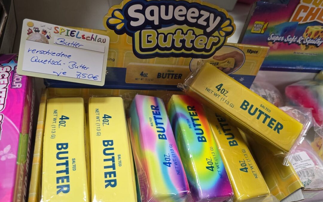 Squeezy Butter in Gold – der Squishy zum Drücken